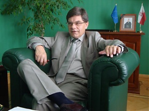 Посол Польши в Латвии Ежи Новаковский. Рига, 19.05.2010.